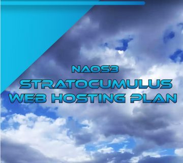 NAOS3 Stratocumulus Web Hosting Plan 80 GB